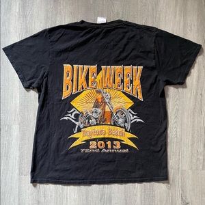 2013 72nd ANUAL DAYTONA BIKE WEEK T SHIRT SIZE SMALL.